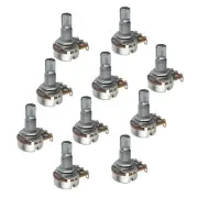 10PCS B250K Guitar Small Potentiometers Pots Volume Tone Control Linear Taper