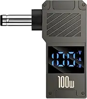 Charger Adapter for Laptop - 100W Type C to DC Charger Connector Tip with Digital Display,Fast Charging Computer Accessories for Laptops Type C Port Devices