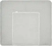 Koeka Changing Mat Cover - Fitted Cover for Changing Mat - Bonn - Cotton Waffle Fabric - Blue 75 x 85 cm