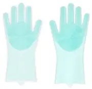 Guantes de silicona para lavar platos Guantes para el cuidado de mascotas