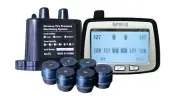 TYREDOG NEW TPMS 6 Cap Sensor Tire Pressure Monitor for RV,Trucks and Dullies