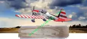 Super Chipmunk 46" Wingspan RC Airplane Laser Cut Balsa & Ply Short Kit
