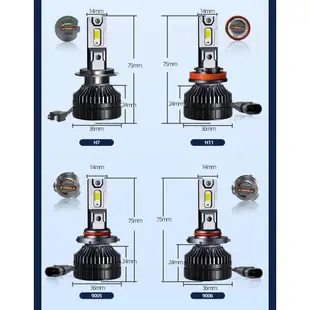 爆亮 汽車 LED大燈 4300k 暖白光 H7 H4 H11 9005 9006 9012 D2H LED車燈 燈泡