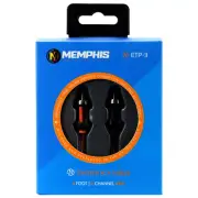 Memphis Audio ETP-3 3 ft. 2-Channel RCA Interconnect Cable Car Audio NEW