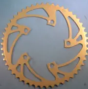 QBP USA Gold Engagement Ring 50Tx 110BCD Road Chainring-NEW/NOS-5 to 9-Spd-7075