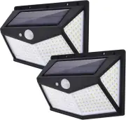 Solar Security Lights Outdoor,212Led Solar Wall Light Outdoor Street Lights with