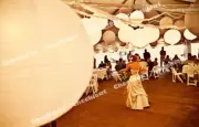 3x 6x 12x Round White Paper Lanterns + LED Light Wedding Party Decoration Supply