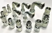 Crimp One Piece Hydraulic JIC Hose Fitting, Fittings 3/4" & 1" Hose