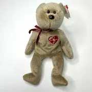1999 Signature Bear TY Beanie Baby w/hologram tush tag. Beanie Baby Original