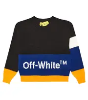 [Off-White Kids] Off-White Kids Logo colorblocked wool sweater Y 12 multicoloured