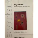 SYNTAX-A GENERATIVE INTRODUCTION 3RD EDITION