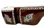 HANDMADE PROFESSIONAL QUALITY WOODEN STRING INSTRUMENT KABULI RABAB WITH BAG