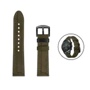 Catzon 20/22MM Quick Release Leather Strap for Huawei GT2/Amazfit GTS/Amazfit stratos-Green