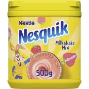 Nestle Nesquik Strawberry Flavour milk shake mix - 500 gm (Free shipping world)