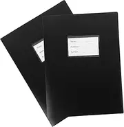 ARTIBETTER 2pcs A4 Plastic Document Folder Folders Pockets Report Covers Office File Storage Supply