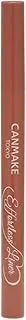 Canmake Effortless Liner 01 Fringe Terracotta 0.02 fl oz (0.63 ml) Liquid Eyeliner Shedding Orange Brown