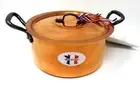 Baumalu Copperware 3 qt. 8" Copper Dutch Oven Casserole Pot w/ Lid France NEW