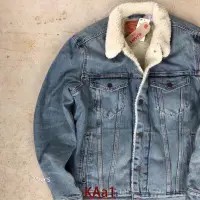 在飛比找蝦皮購物優惠-全新真品 Levis denim jacket 復古刷色 羔