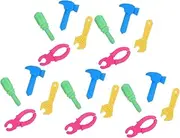 Angoily 20pcs Cartoon Erasers Creative Tool Shapes Including Wrench Screwdriver and Pliers Fun Classroom Prizes and Party Favors for Back to School Supplies