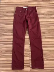NWT Levi’s 511 Slim Fit Youth Boys Red Maroon Denim Jeans size 16 reg 28x28