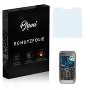 Bruni 2x Screen Protector compatible with Nokia E71 Film clear
