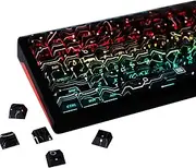 YMDK PCB Electronic Vision Theme 135 Keys PBT+PC Keycaps Side-lit Shine Through Dye Sub Custom Keycap Double Shot Cherry Profile for 60 75 100% MX Mechanical Keyboard