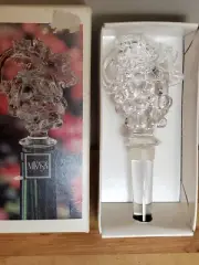 Mikasa Fruit Collection Wine Bottle Stopper Crystal Grapes