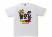 Authentic Bathing Ape × Dragon Ball Z Baby Milo Trunks & Mecha Frieza Tee White
