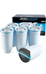 ZeroWater Official Replacement Filter - 5-Stage Filter Replacement 6-Pack