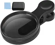 Mobile Phone Polarizing Filter - Clip-on Filter | Phone Camera Lens | Circular Lens Filter Clip-On 52mm Polarizing Filter - Multi-Coated Glass Phone Accessories Filter Kit for Phone & Lens