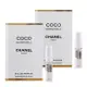 CHANEL 香奈兒 摩登 COCO 香水(1.5ml)X2 EDP-隨身針管試香