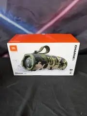 JBL Charge 6 Portable Waterproof Bluetooth Speaker with Carrying Strap (Camo)