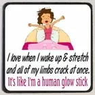 Human Glow Stick Refrigerator Magnet M158