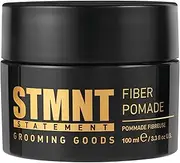 STMNT STATEMENT GROOMING GOODS Fibre Pomade | Strong Hold | Extremely Malleable Texture | Semi Matte Finish | Easy to Wash Out