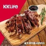 在飛比找遠傳friDay購物優惠-(免運)【KKLife】蜂蜜蘋果醬烤豬肋排3盒組(肋排435