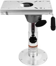 Adjustable Boat Seat Pedestal Height Locking Bases with Slide and Swivel for Loc