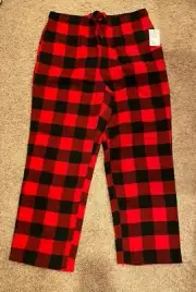 Sonoma Red Plaid Flannel Pajama PJ Pants Size L NWT New with Tags