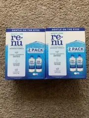 Bausch & Lomb renu Contact Lens Advanced Multipurpose Solution, 4 x 12 Fl. oz