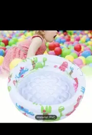 Round Inflatable Baby Toddlers Swimming Pool Portable