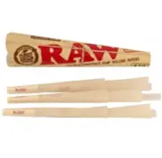 Raw Organic Hemp 1 1/4 Pre - Rolled 6 Pack