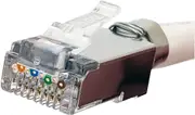 IDEAL Shielded Feed-Thru CAT6A/6/5e Modular Plug 25 Pack