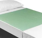 OrtoPrime Pack of 2 Washable Mattress Protectors for Adults 135 cm with Wings - Baby Incontinence Pad Absorbent 3.15 litres/m2 - Bed Vacuum for Hospitals and Nursing Homes