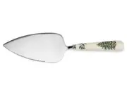 SPODE, CHRISTMAS TREE PORCELAIN CAKE / PIE SERVER, 10.5", NEW