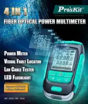 Prokits Fiber Optic Cable Tester Optical Power Meter Visual Fault Locator Li-ion