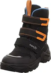 [Superfit] Boys Snow Max Warm Lined Gore-Tex Snow Boots, Black Blue 0010, 26 EU Weit