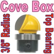 1pc 1/2" SH 3/8" Rad, Top Bearing Cove Box Core Box Router Bit sct-888