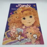 Vtg 1984 Mandy Paper Doll Book Uncut Original New Rare S1