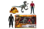Jurassic World Dominion - Owen Velociraptor Blue Extreme Danger Pursuit Pack of 3 Articulated Figures