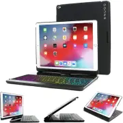 Snugg Ipad 10.2 / Ipad Air 3 (2019) / Ipad Pro 10.5 Keyboard, Wireless Backlit B