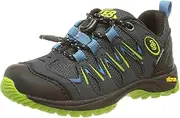 [Brütting] Unisex Children's Expedition Kids Trail Running Shoes, Navy Blue Lemon, 26 EU